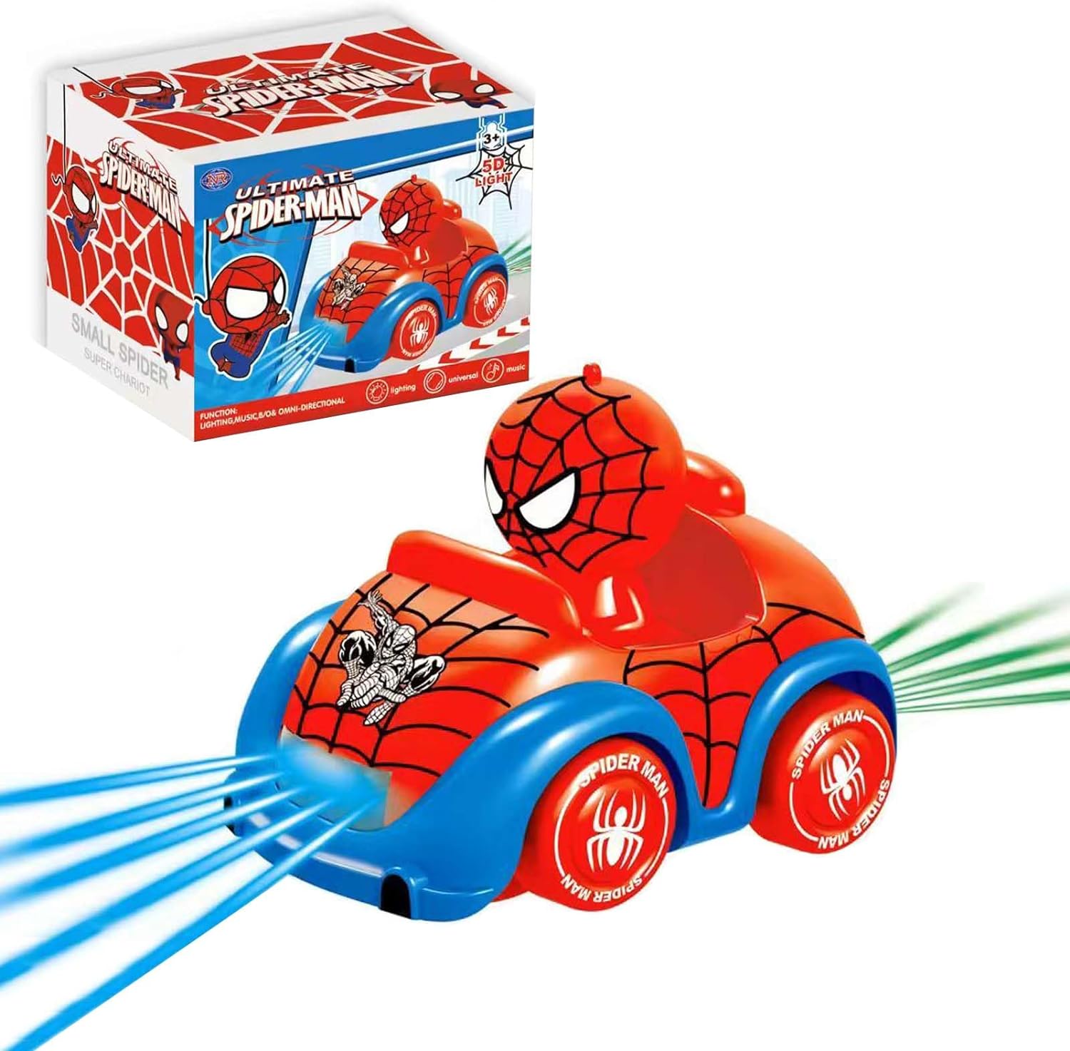 Spiderman Toys for Boys 46, Cute Spider Superhero Robot Toys for