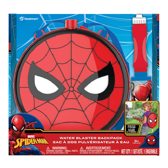 Spiderman Water Blaster Backpack, ages 3+