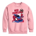 thumbnail image 1 of Spiderman - Web Crawler - Youth Boys Crew Fleece Sweatshirt, 1 of 3