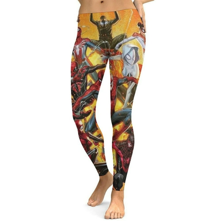 Spiderman workout leggings discount