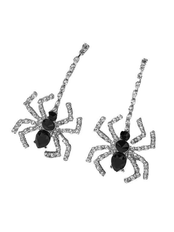 Dangle Earrings, Spiders Rhinestones Earrings Earrings Hook Earrings Halloween Party Dress Up Jewelry Decors
