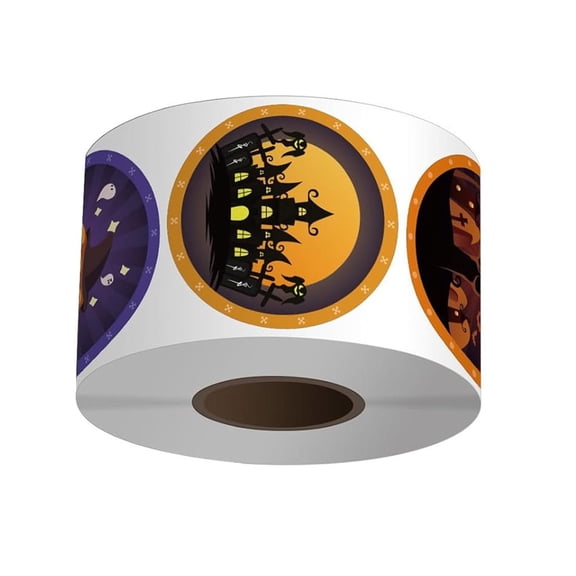 Spiders Sticker Reward Sticker Halloween Sticker Label Pumpkin Sticker Decorative Sticker Gift Sticker for Party Wedding