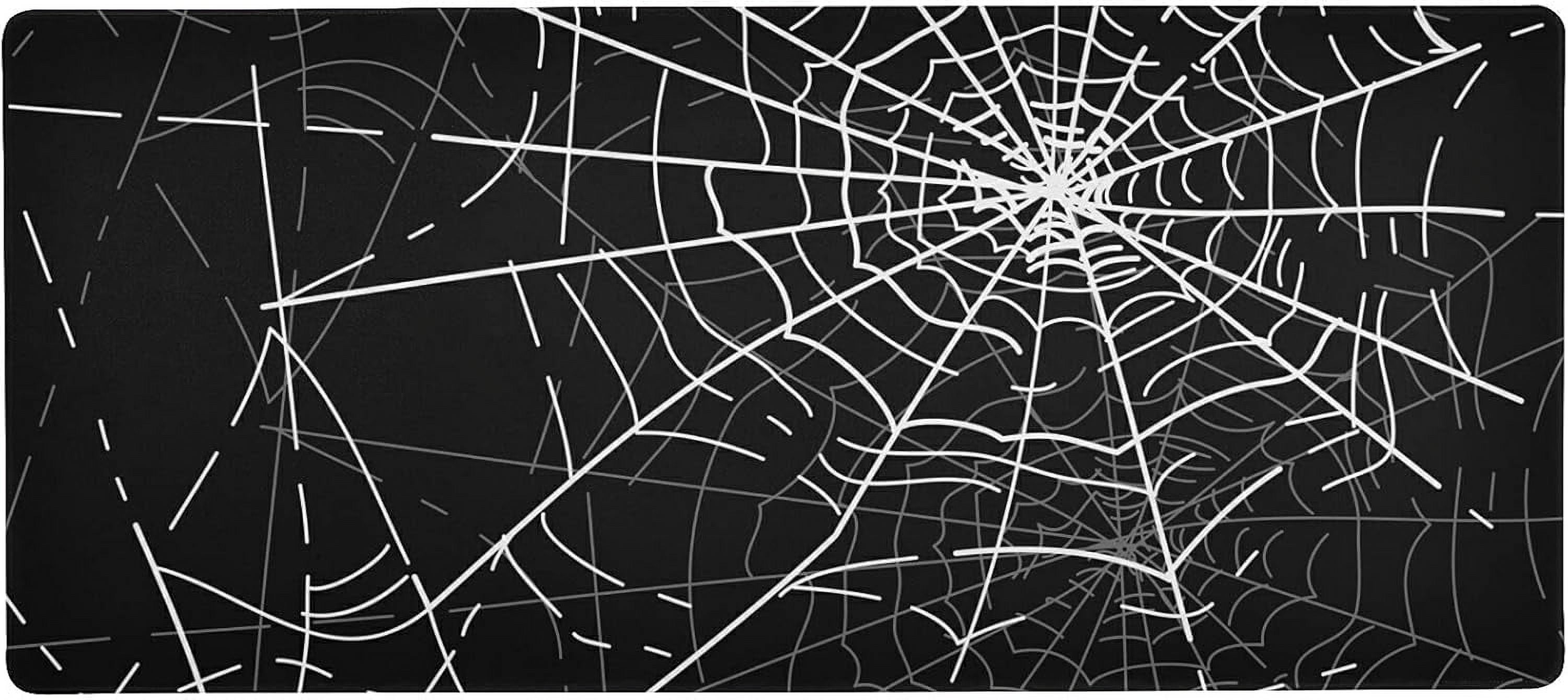Spiders Web Mouse Pad Large Gaming Mouse Pad Non-Slip Desk Mat for Computers Laptop, 35.4x15.7in