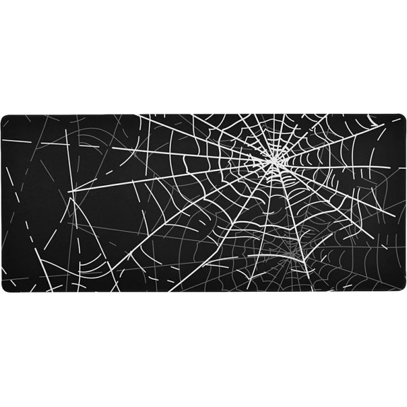 Spiders Web Mouse Pad Large Gaming Mouse Pad Non-Slip Desk Mat for Computers Laptop, 35.4x15.7in