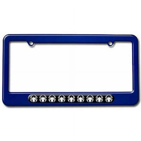 Spiders White License Plate Tag Frame, Multiple Colors