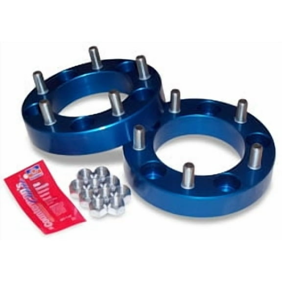 Spidertrax 1.25" Wheel Spacers, 5x5.5" Bolt Pattern, Aluminum - Pair