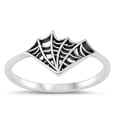 thumbnail image 1 of Spiderweb Cobweb Wholesale Web Ring .925 Sterling Silver Band Jewelry Female Male Unisex Size 6, 1 of 4