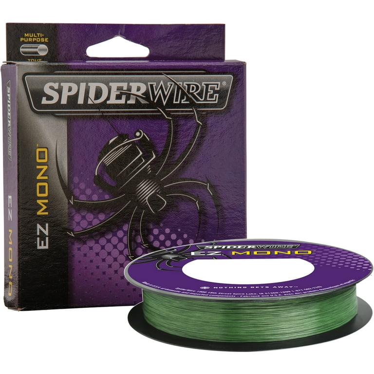 Spiderwire EZ Mono Fishing Line (220 yds) - 8 lb Test - Low-Vis Green 