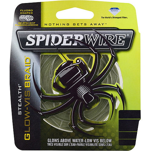 Spiderwire Stealth Glow-Vis Braid Super line Fishing Line 