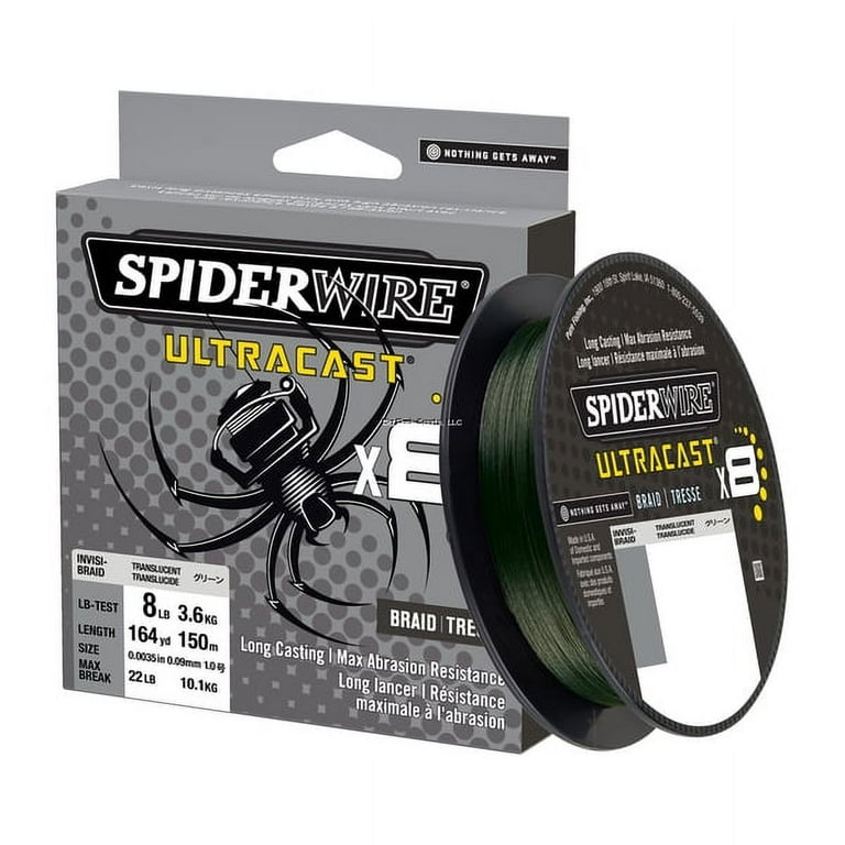 Spiderwire Ultracast Braid, Superline, 4lb, 2188yd, Ultimate Braid
