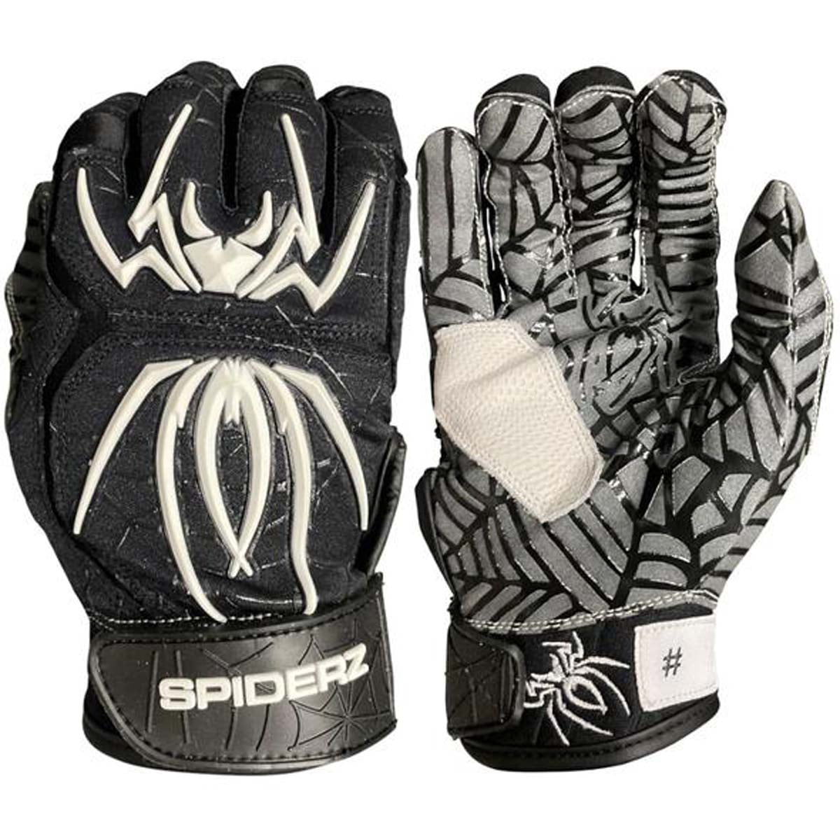 Spiderz 2022 Hybrid Series Men's Baseball Batting Gloves (Pair