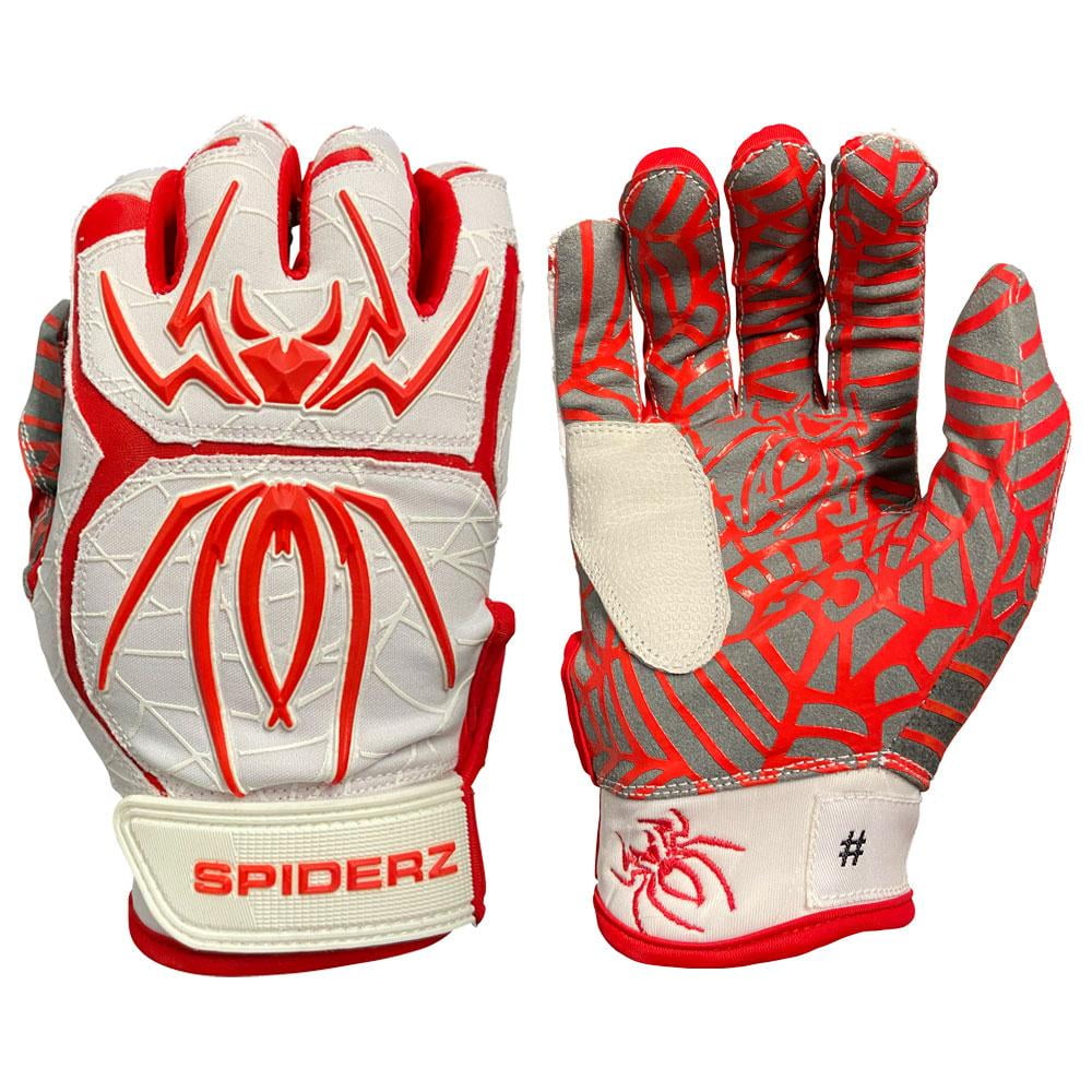 Spiderz Hybrid Series Adult Men's Baseball Batting Gloves Pair