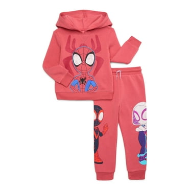 Spidey & Amazing Friends Toddler Boy Hoodie and Joggers Set, Sizes 12M-5T