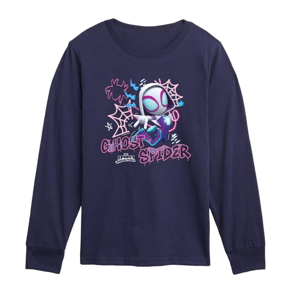 Spidey and His Amazing Friends - Ghost Spider Toddler Boys' Toddler Long Sleeve Graphic T-Shirt
