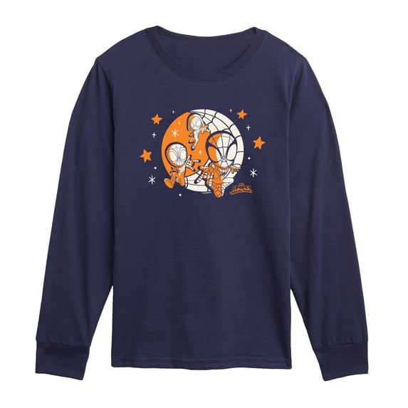 Spidey And His Amazing Friends - Halloween Moon - Toddler Boys Long Sleeve Graphic T-Shirt