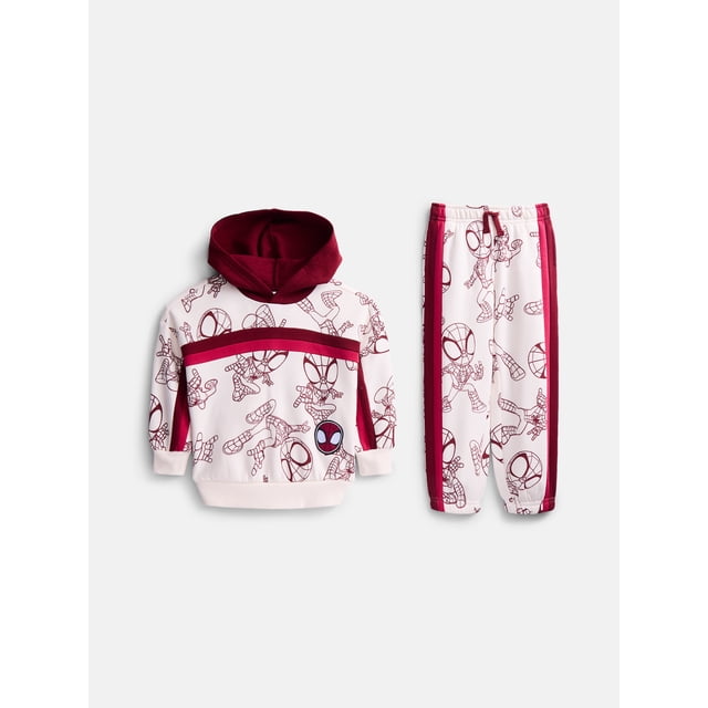 Spidey and His Amazing Friends Toddler Boys Hoodie and Joggers,2-Piece Set, Sizes 12M-5T