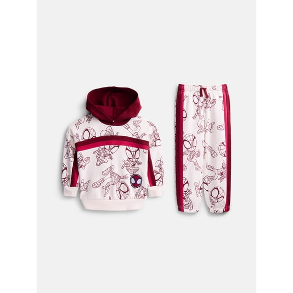 Spidey and His Amazing Friends Toddler Boys Hoodie and Joggers,2-Piece Set, Sizes 12M-5T