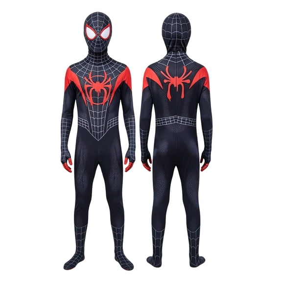 Spidey Costume Superhero Bodysuit Cosplay Jumpsuit,Premium Stretch Spandex Halloween Party Dress Up Outfit