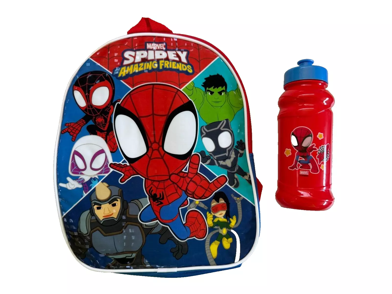 Spidey & Friends 10" MINI Backpack with Water Bottle