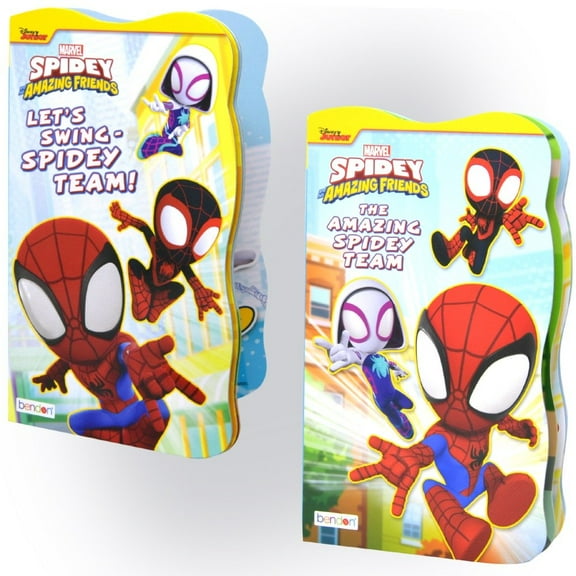 Spidey & Friends 5"x8" Shaped Board Books 2 Assorted