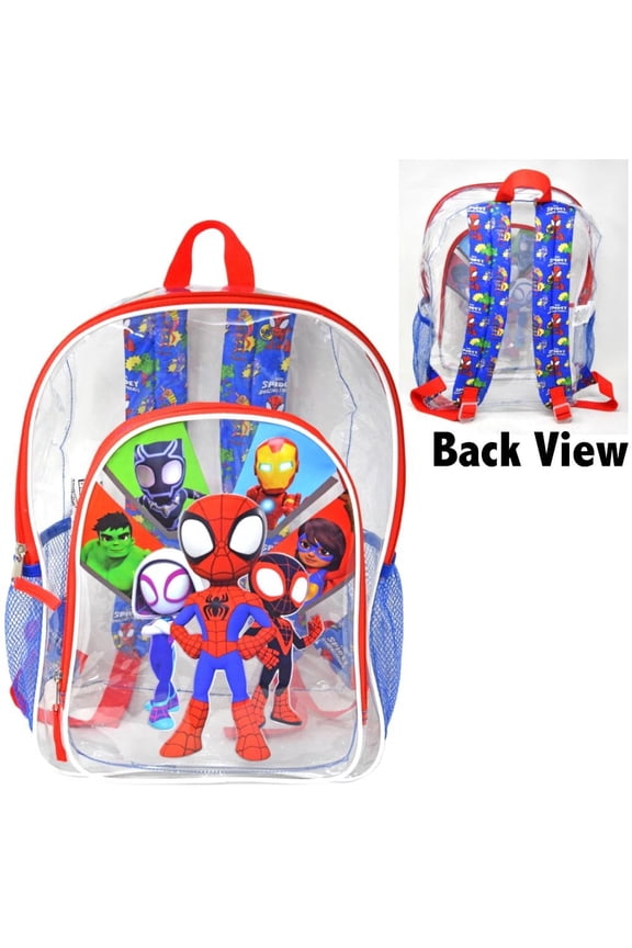 Spidey & Friends Transparent 16" Backpack