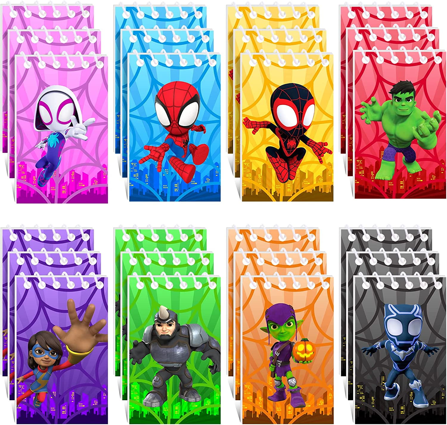 Spidey and His Amazing Friends Birthday Party Supplies 24Pcs Mini