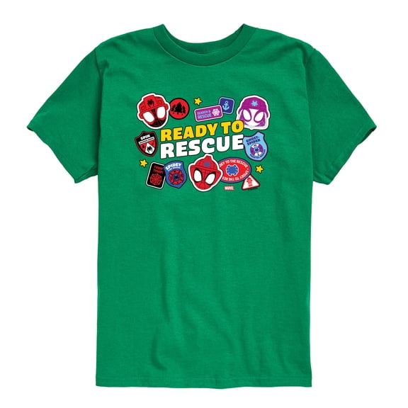 Spidey & His Amazing Friends - Ready To Rescue - Toddler Boys Short Sleeve Graphic T-Shirt