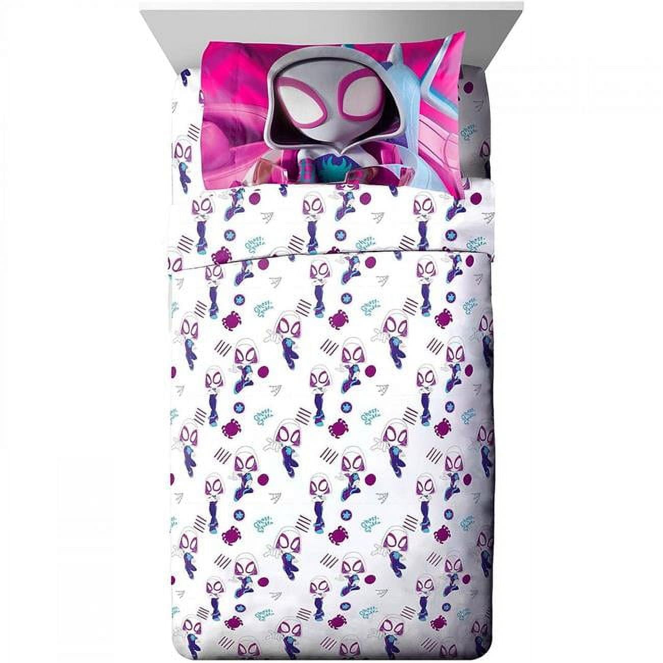 Ghost Spidey Twin Size Colorful Kids Sheet Set