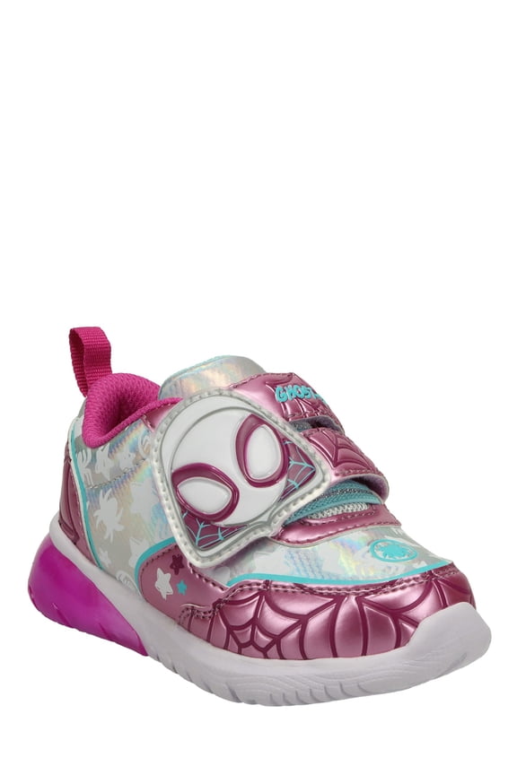 Spidey Toddler Girl Light-Up Sneaker with On/Off Power Button