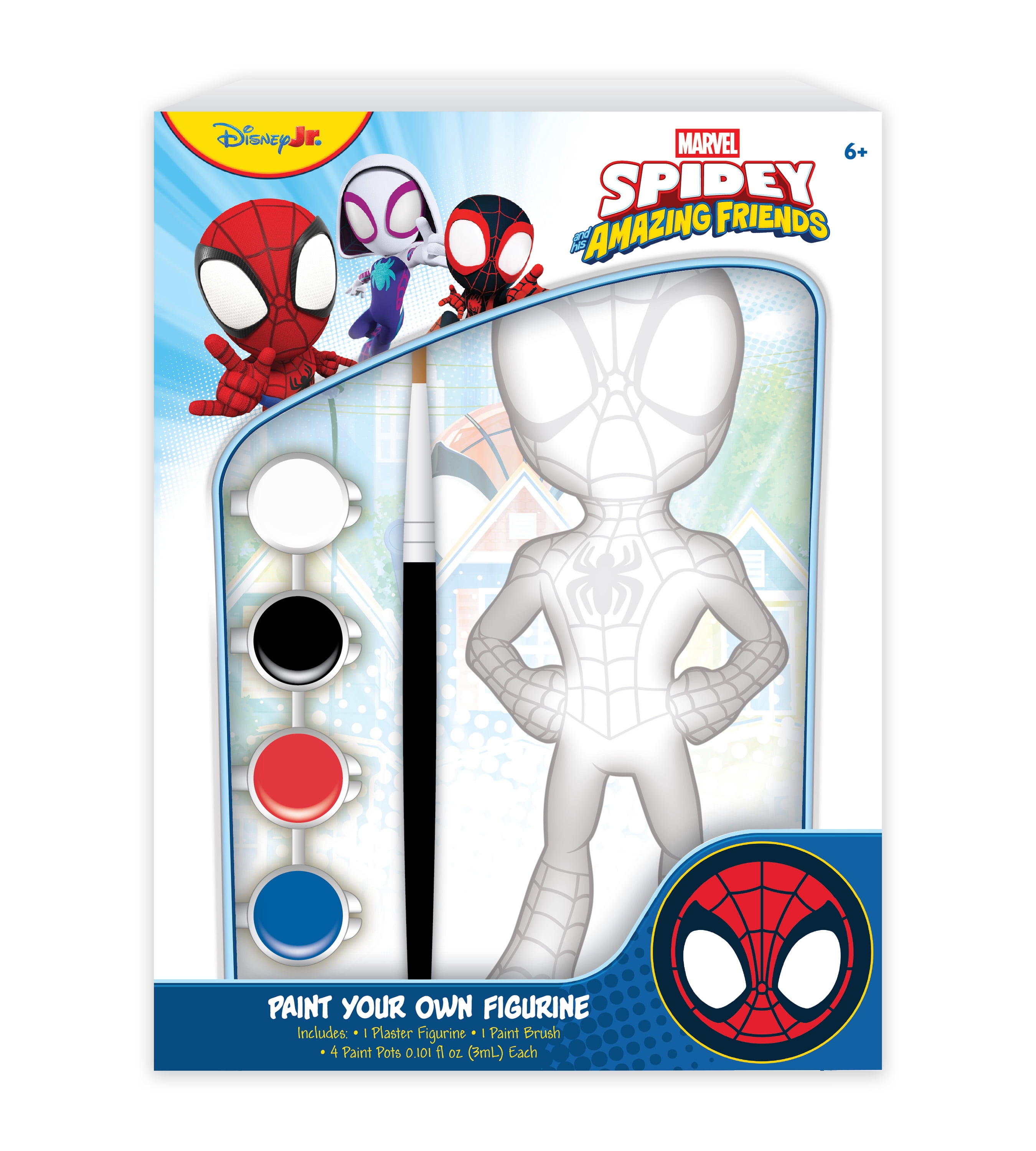 Spidey and Friends Paint Your Own Plaster Figurine Craft Kit for Kids
