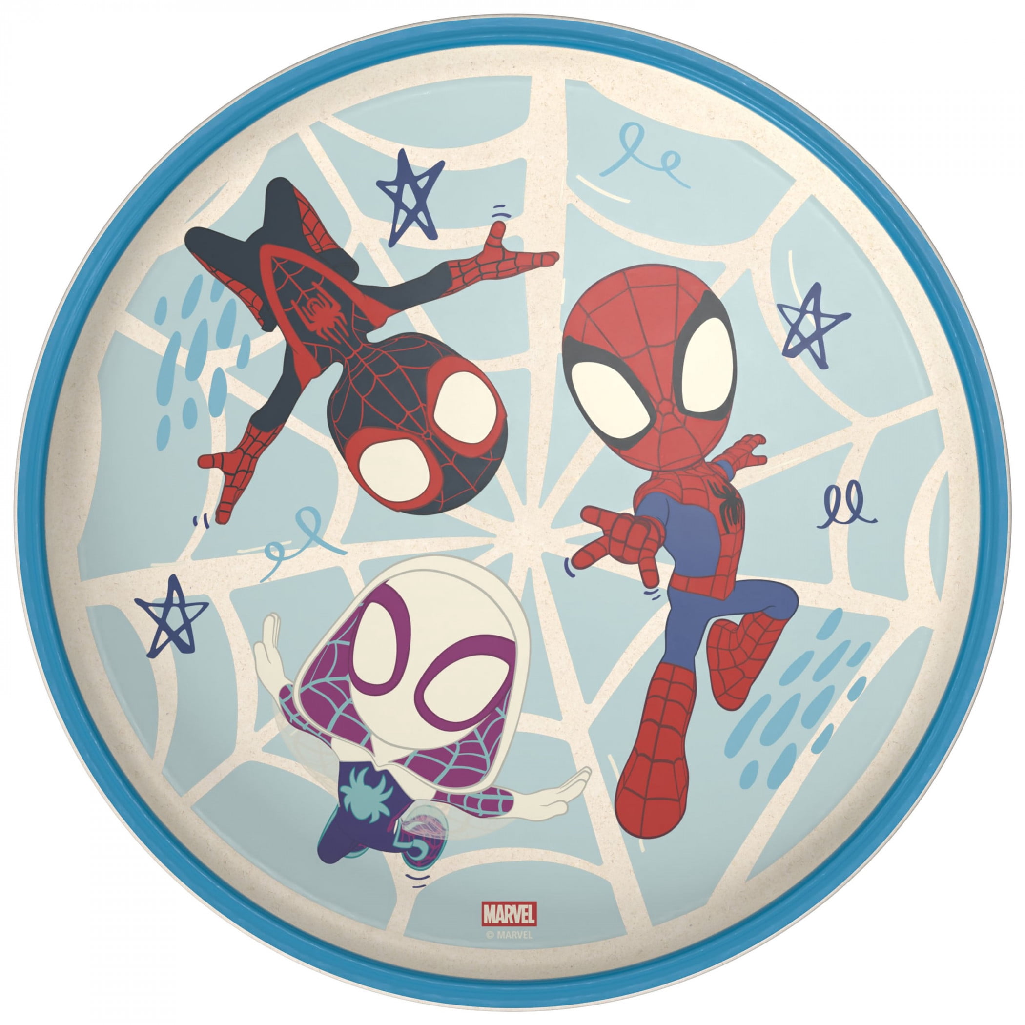 スパイダーマン 金属製プレートセット　Spider-Man Novelty Amazon.com: Zak Designs 5-Piece Dinnerware Set, Marvel Spider-Man