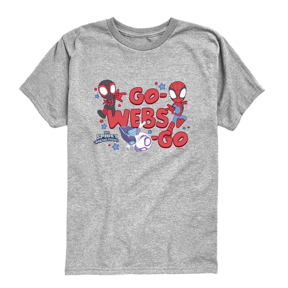 Spidey and His Amazing Friends - Go Webs Go Toddler Short Sleeve Graphic T-Shirt