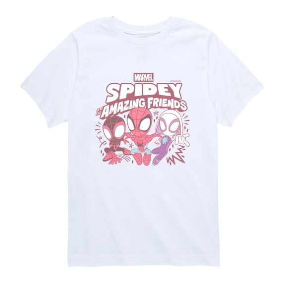 Spidey and His Amazing Friends - Group Logo Toddler Boys' Toddler Short Sleeve Graphic T-Shirt
