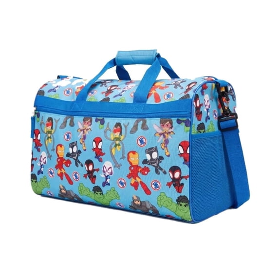 Spidey and His Amazing Friends Kids Duffle Bag 16.5" Allover Travel Bag