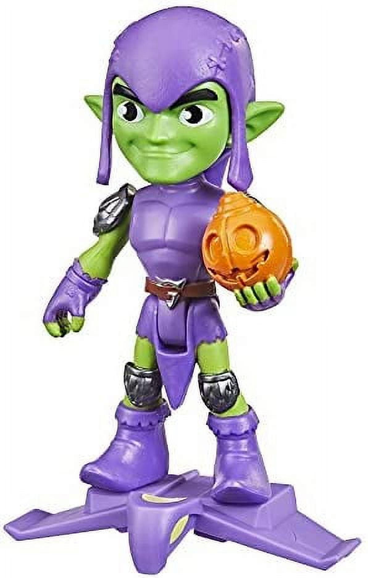 Spidey and His Amazing Friends Marvel Green Goblin Hero Collectible Action Figure, Green, 2.39 oz