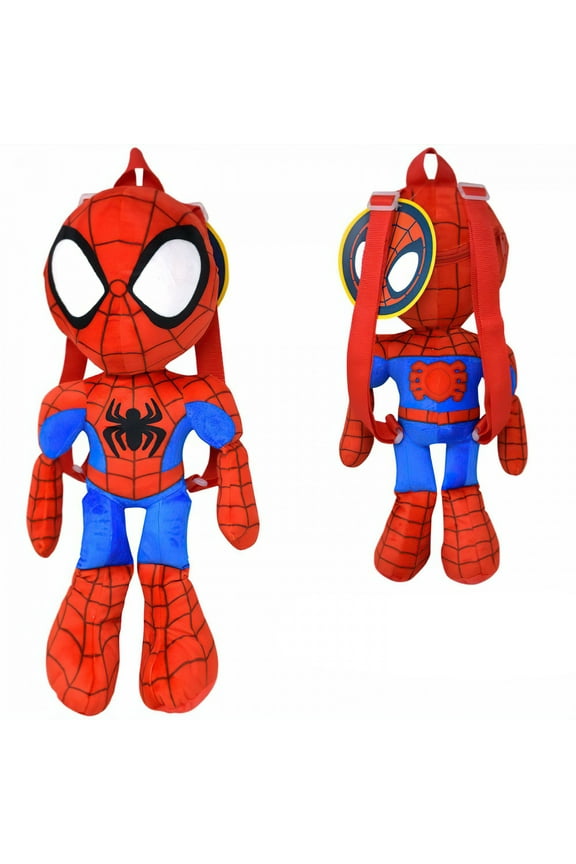 Spidey and His Amazing Friends Spider-Man 18 Plush Backpack