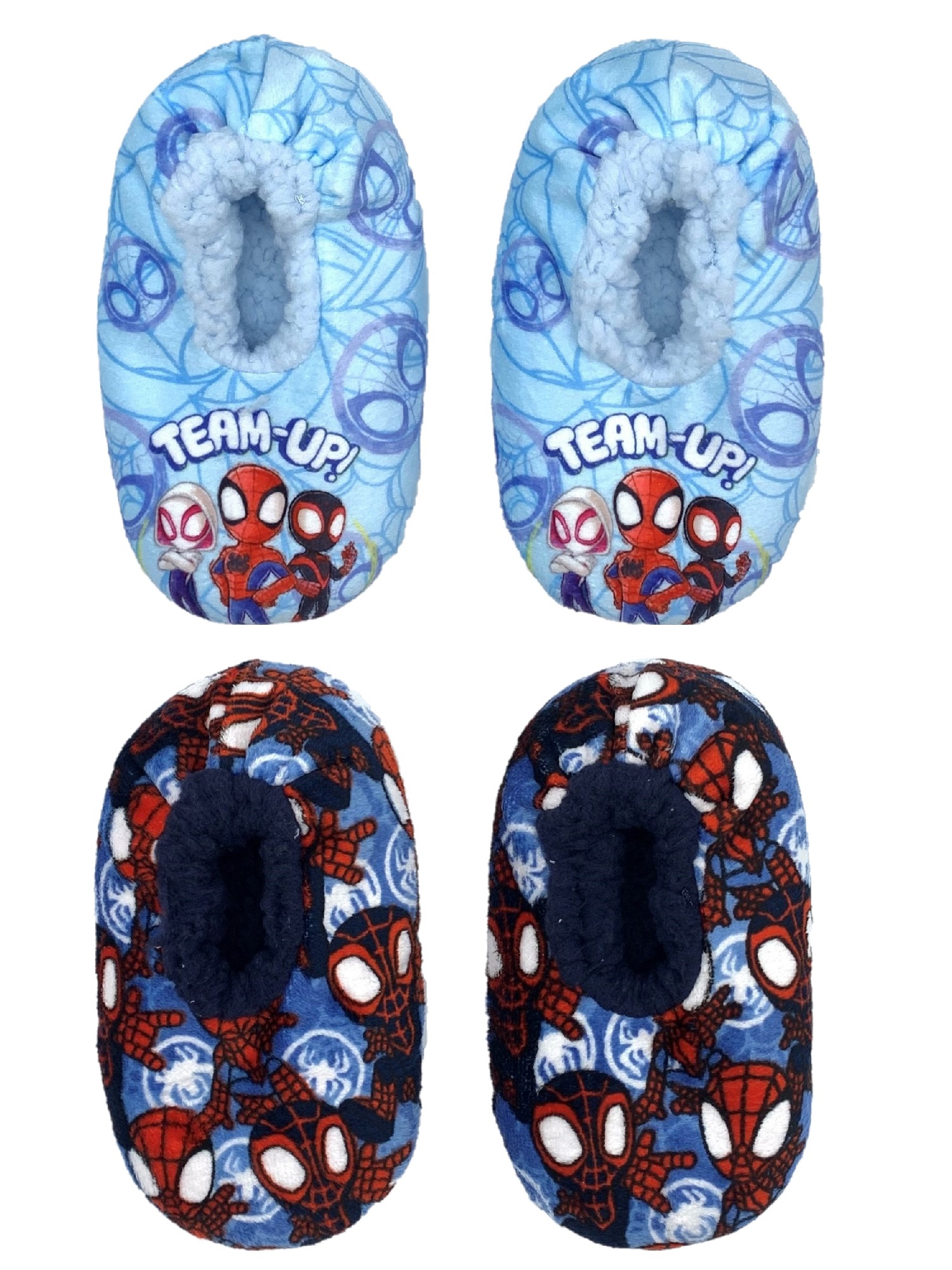 Spidey and His Amazing Friends, Toddler Boy Fuzzy Babba Slipper Socks