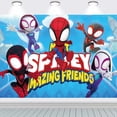 thumbnail image 1 of Spidey and his Amazing Friends Background Taspestry Post Banner Backdrop Party Supplies Wall Decor, 1 of 6