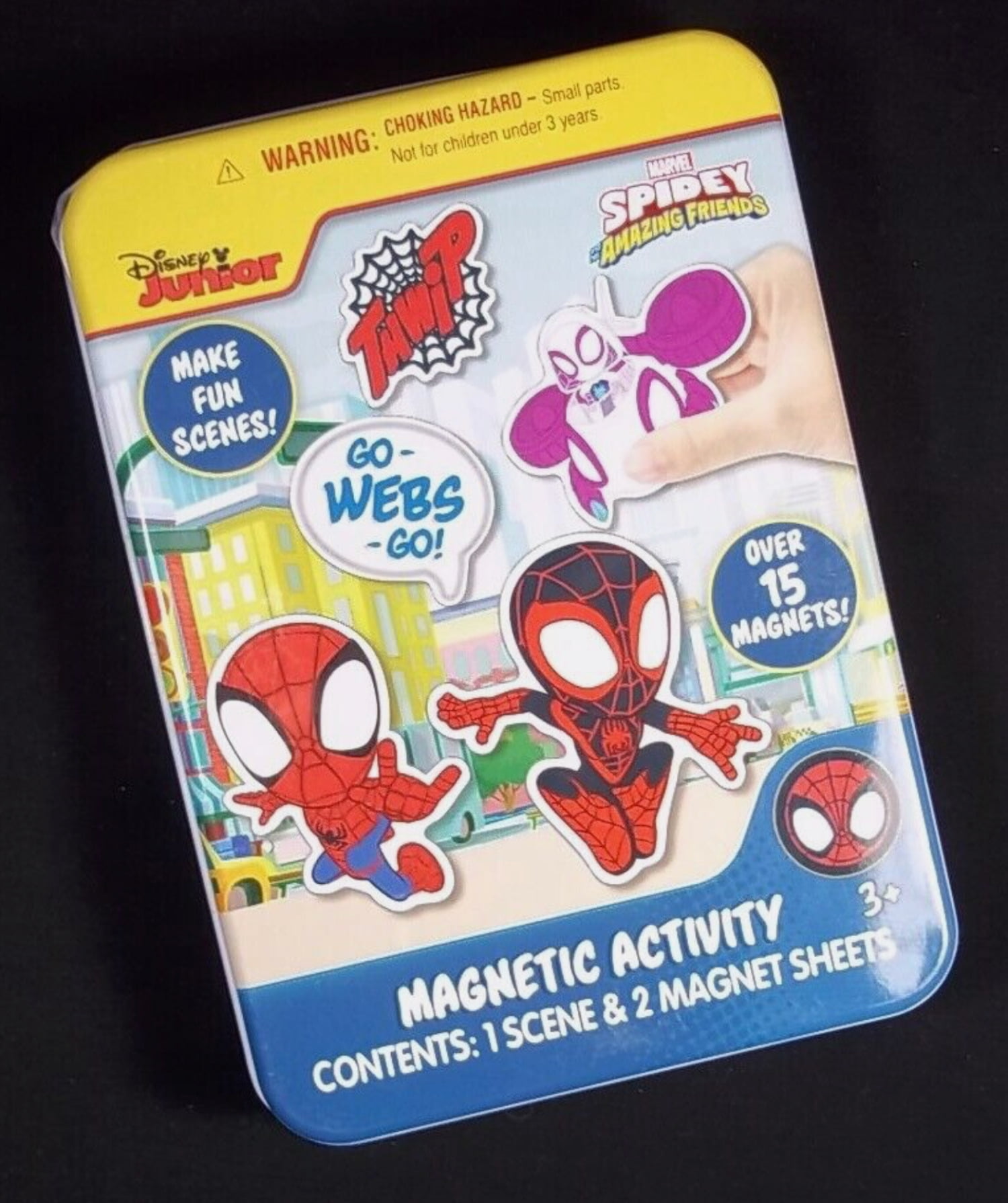Spiderman Toys: Spidey & His Amazing Friends Magnetic Activity Tin