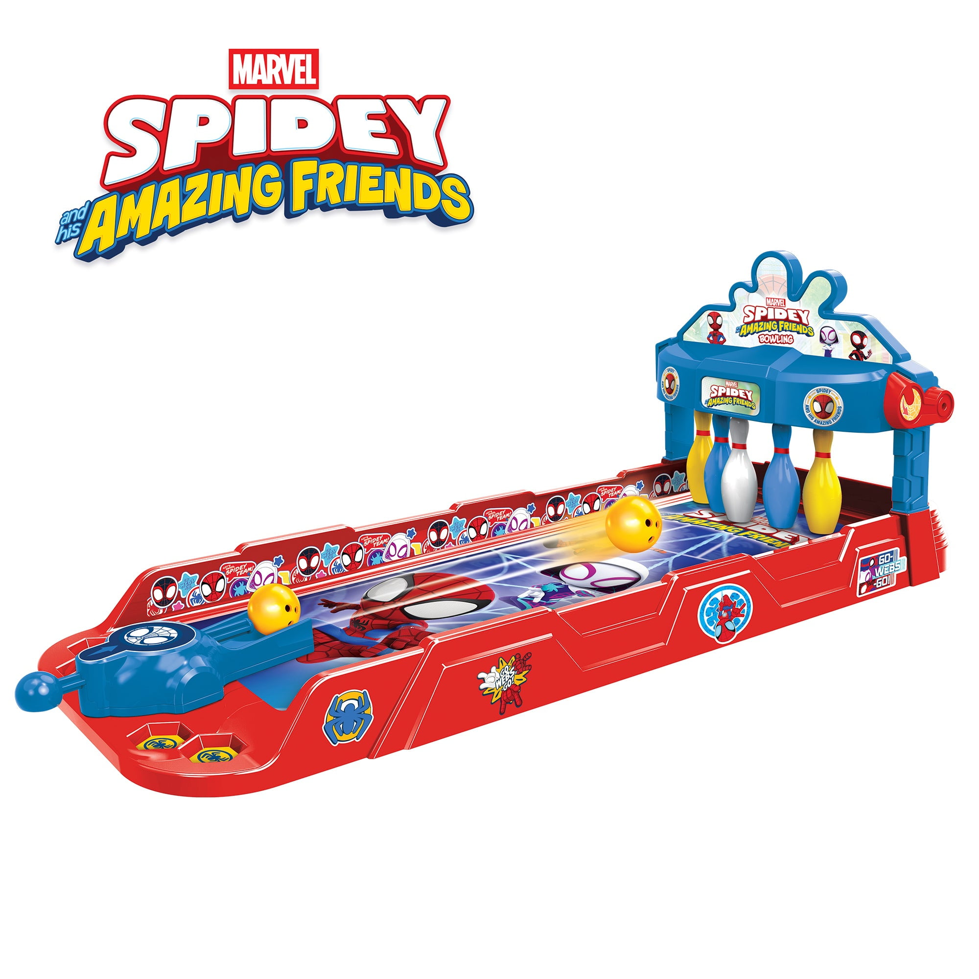 Spidey & his Amazing Friends Tabletop Bowling Play Set - Walmart.com