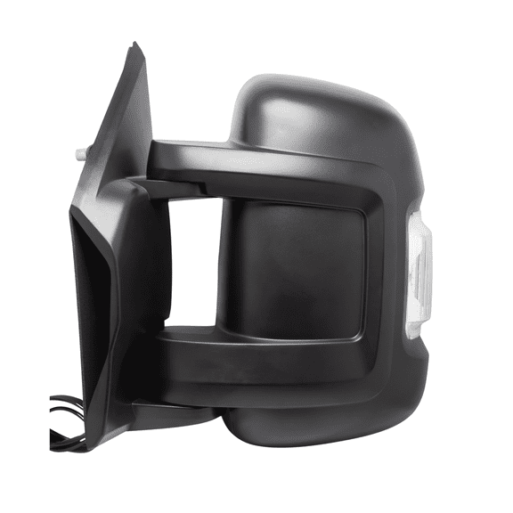 Spieg 2014-2022 Ram Promaster 1500 2500 3500 Driver Side Mirror Replacement Power Fold Heated Glass Turn Signal Light Temperature Sensor CH1320432 (Left)