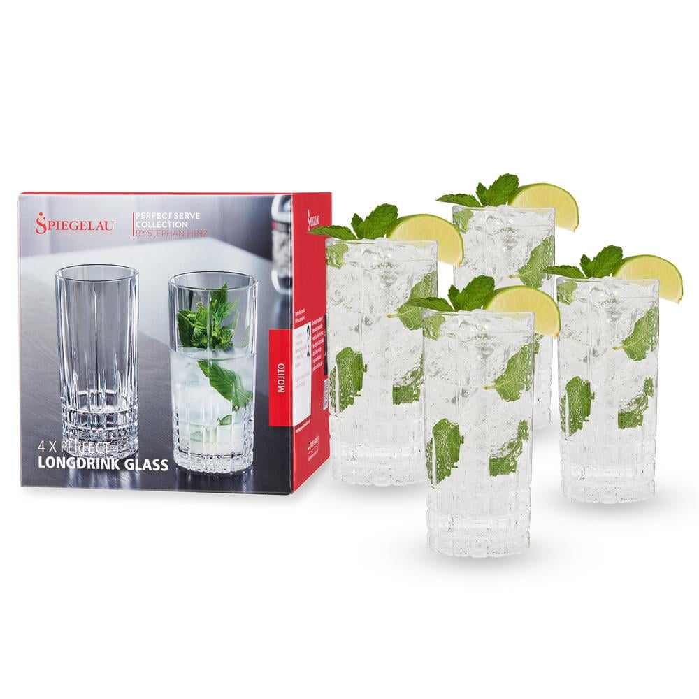 Spiegelau 12.3 oz Clear Crystal Longdrink Glass Set of 4