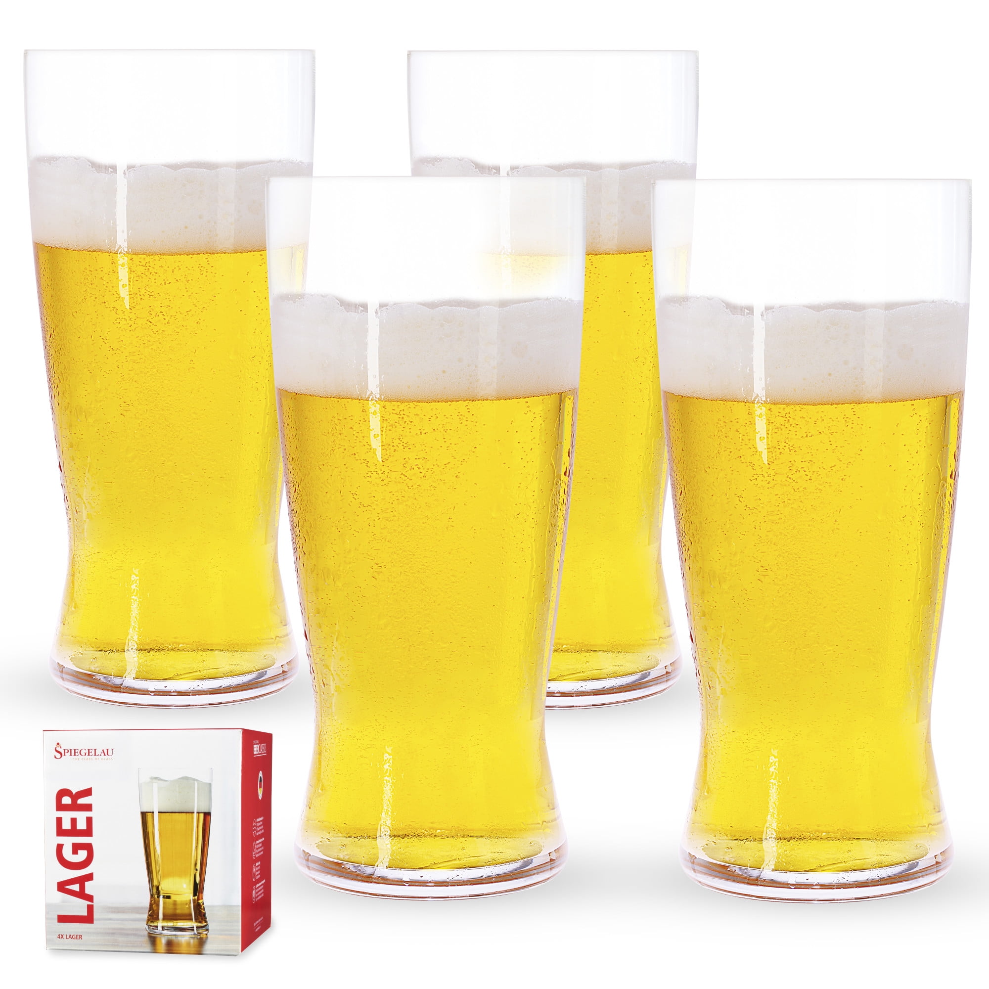 Spiegelau Craft Pilsner Beer Glass Set of 2 (12.8 oz) – Gemini Bottle Co.