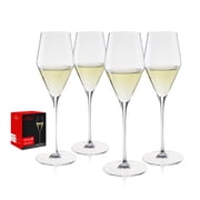 Spiegelau Definition Champagne Glasses, Wedding Gifts, Party, 9oz Set of 4