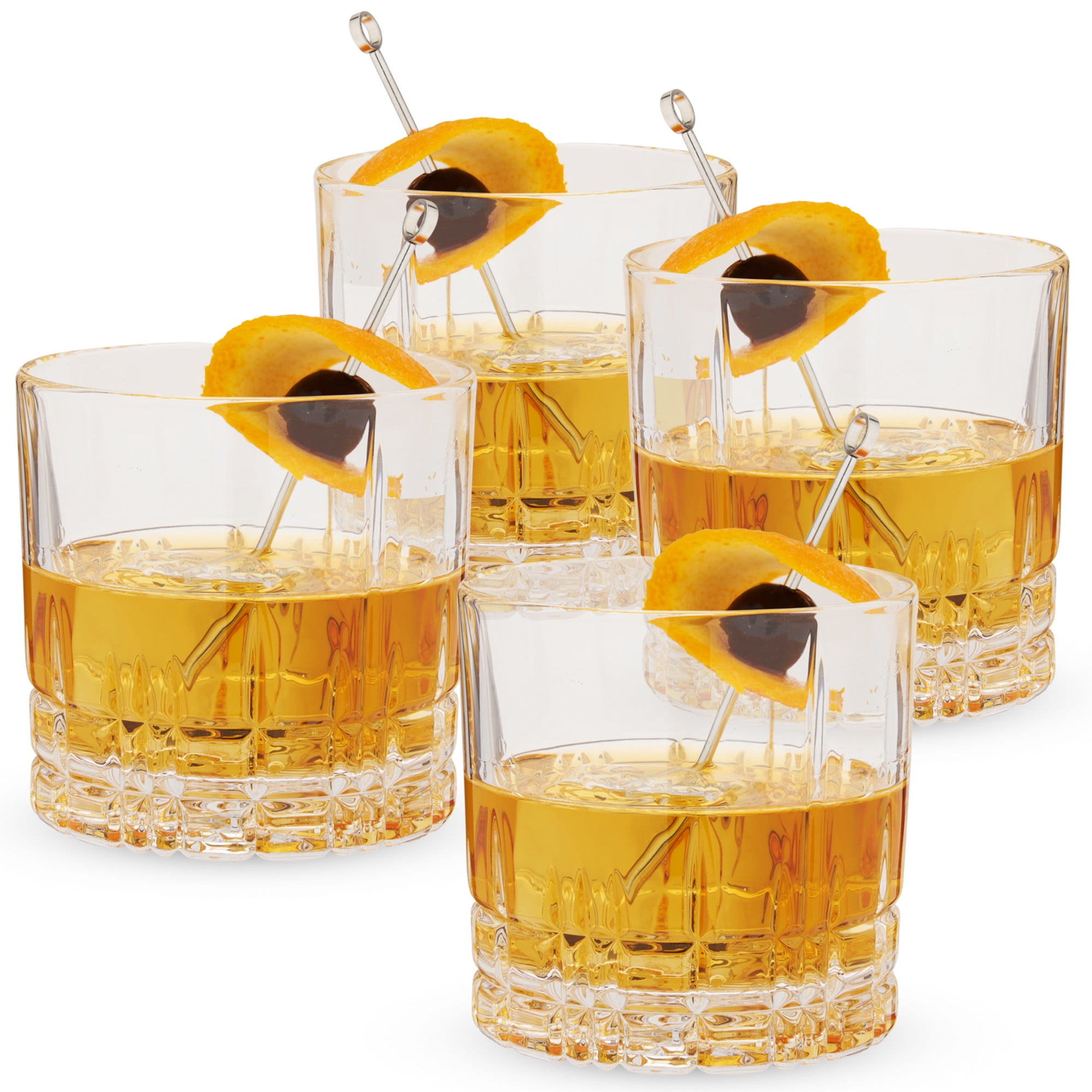 Spiegelau 4 - Piece 5.8oz. Lead Free Crystal Whiskey Glass Glassware Set