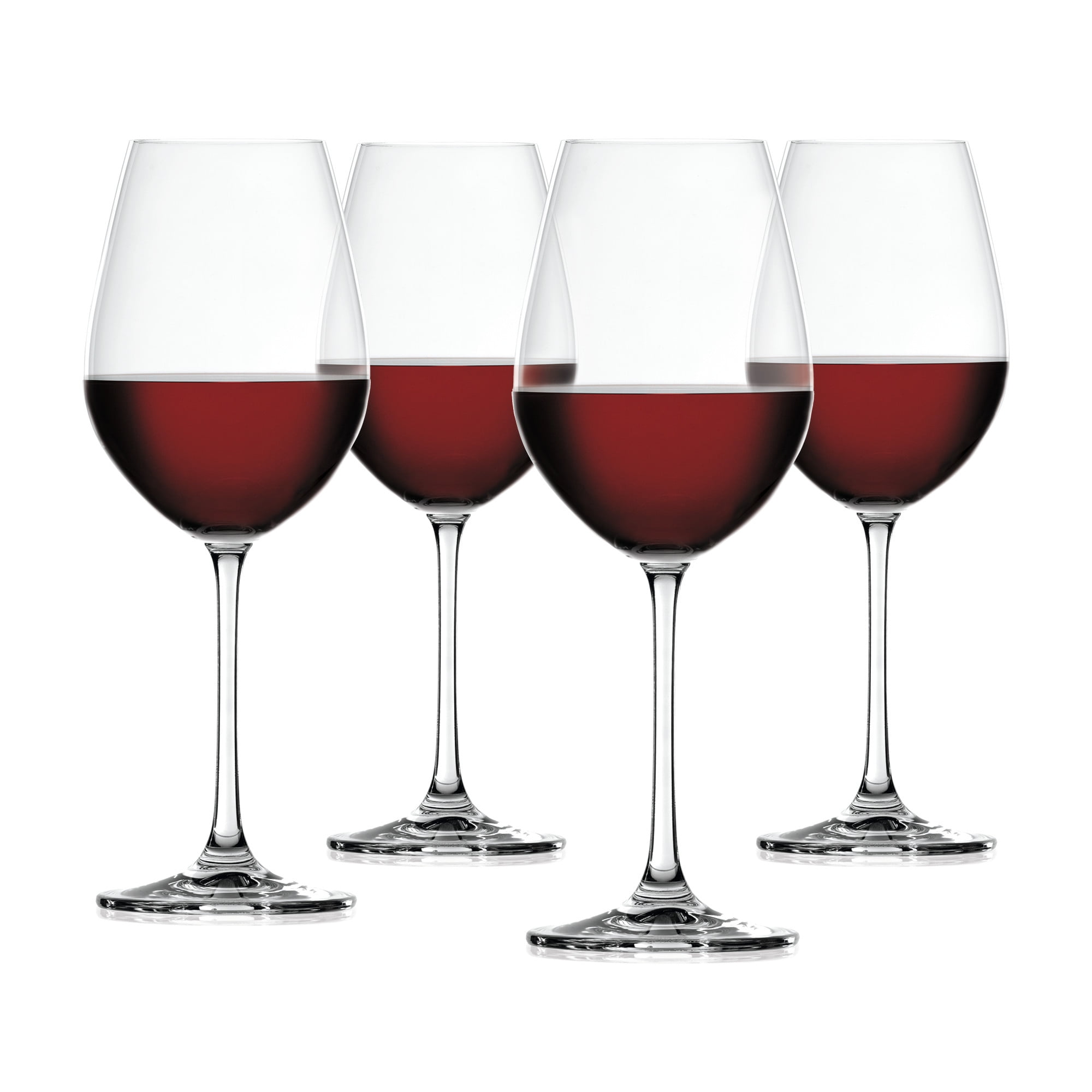 19.4 oz European-Made Lead-Free Crystal Red Wine Glass Set