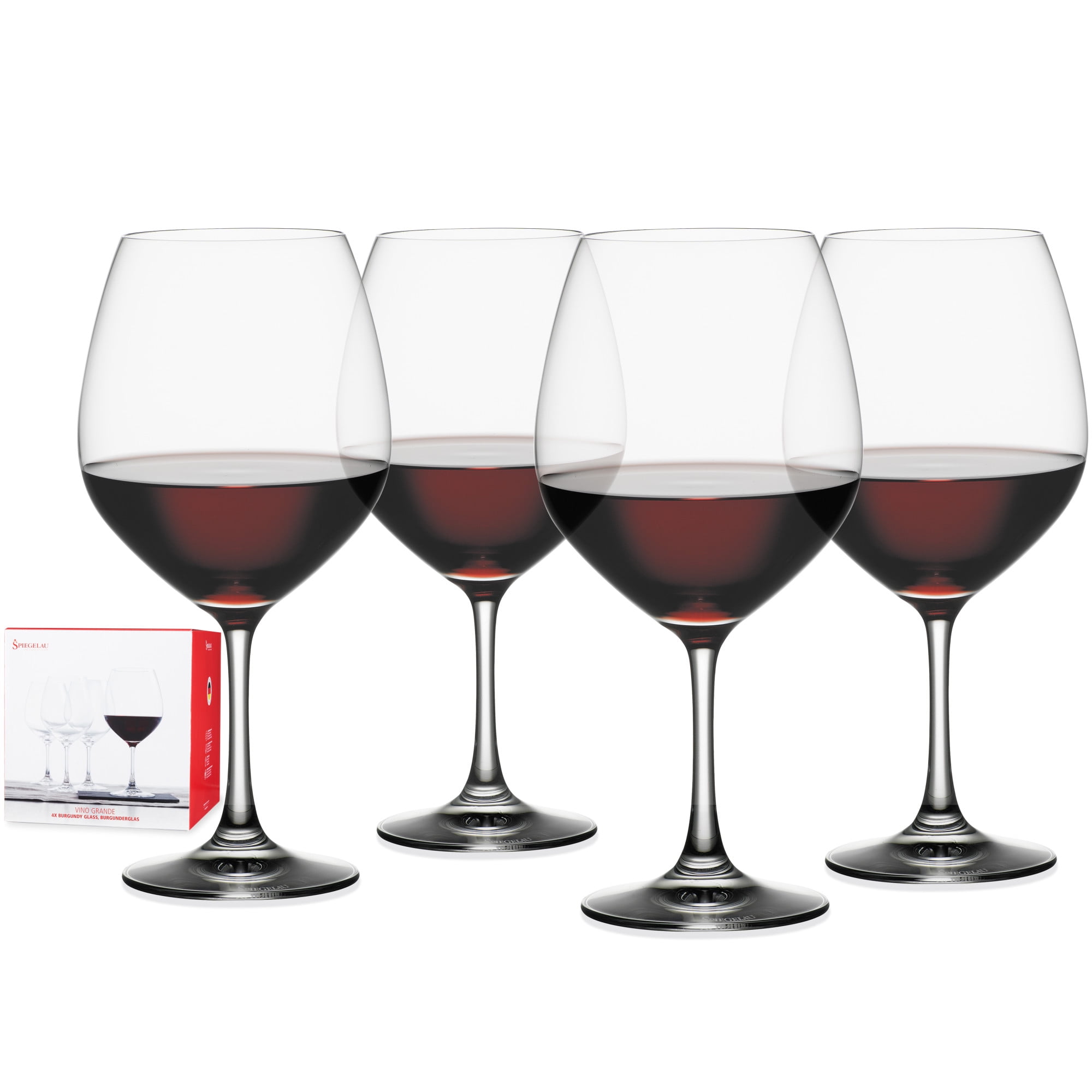 Grand Pinot Wine Glass with Lid Shimmer Orange