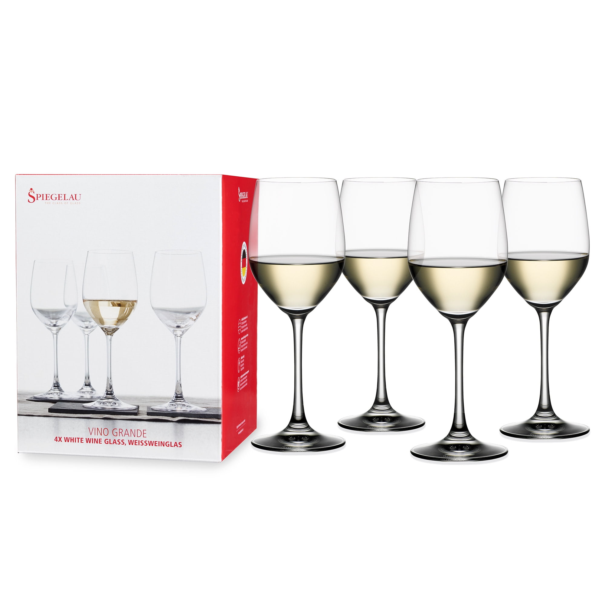 Miko Wine Glasses, Pure Lead Free Crystal, Wine Glass Set of 6 (Burgundy)
