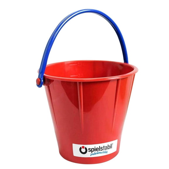 Spielstabil Large Sand Pail 2.5 Liter - Sold Individually Colors Vary (Made in Germany)