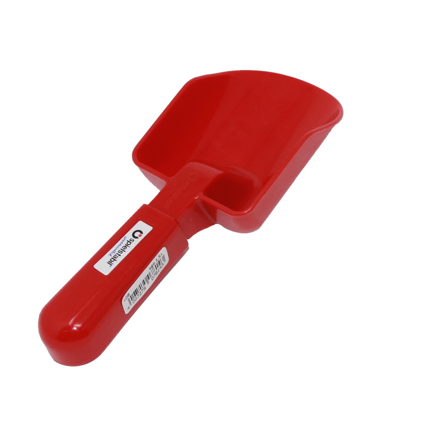 Spielstabil Red ABS Plastic Small Sand Scoop Toy
